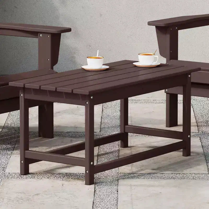 WestinTrends Outdoor HDPE Adirondack Coffee Table
