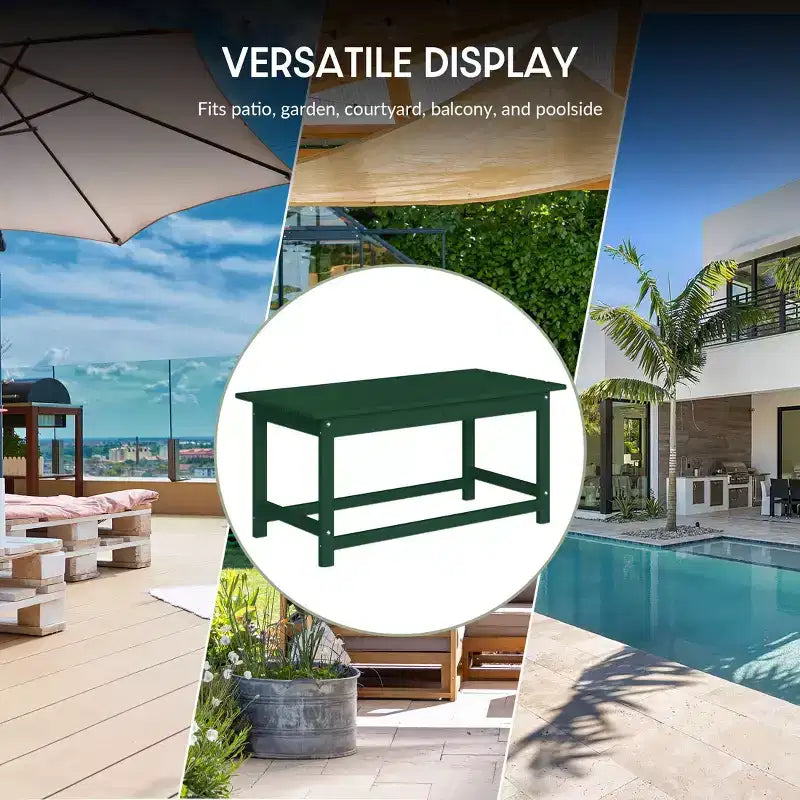 WestinTrends Outdoor HDPE Adirondack Coffee Table