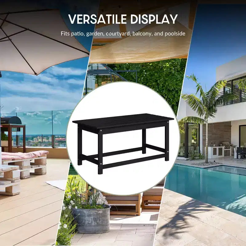 WestinTrends Outdoor HDPE Adirondack Coffee Table