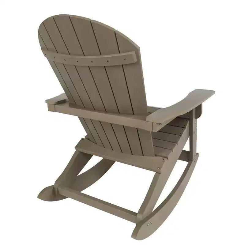 WestinTrends Outdoor Patio All-weather Adirondack Rocking Chair