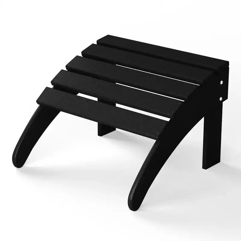 WestinTrends All-Weather Outdoor Patio Poly Adirondack Ottoman Footrest