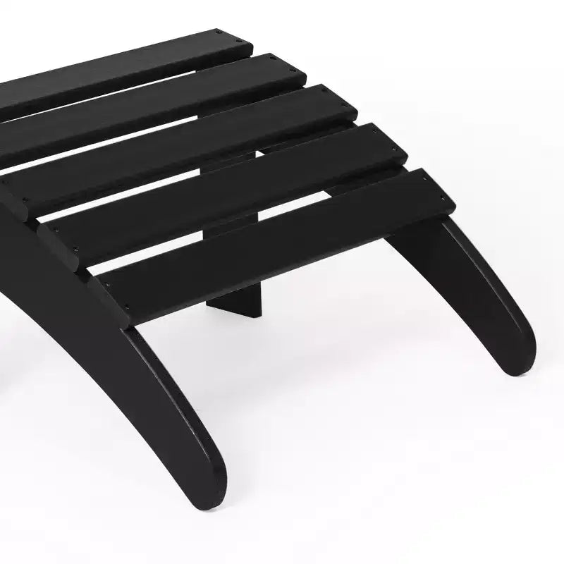 WestinTrends All-Weather Outdoor Patio Poly Adirondack Ottoman Footrest