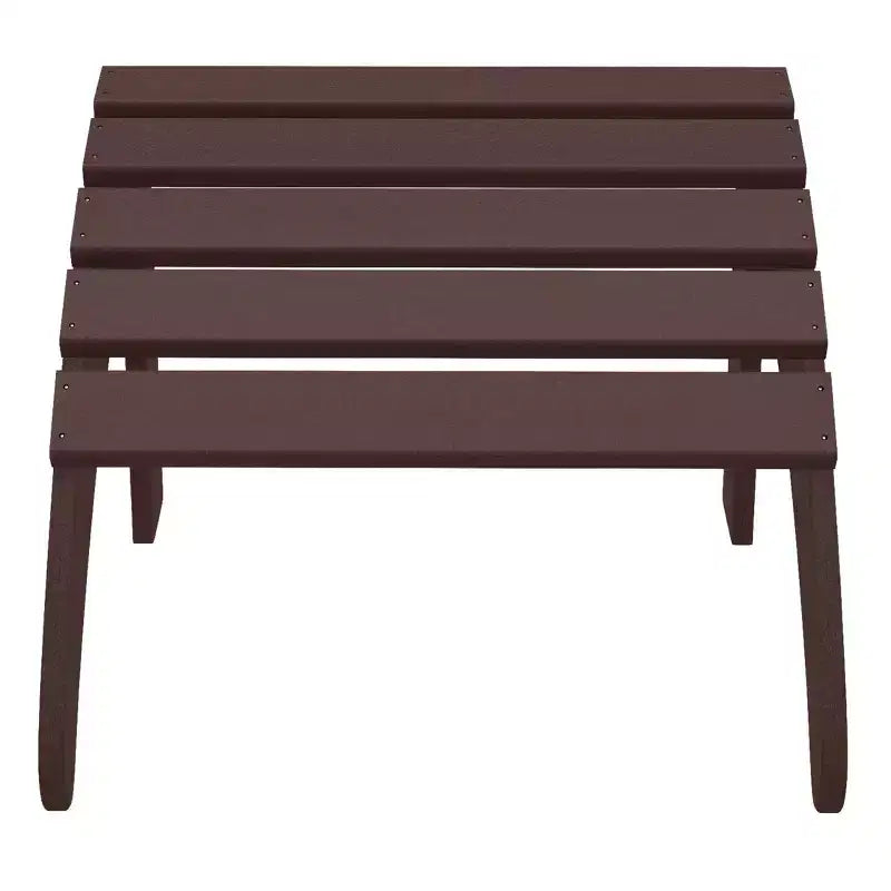 WestinTrends All-Weather Outdoor Patio Poly Adirondack Ottoman Footrest