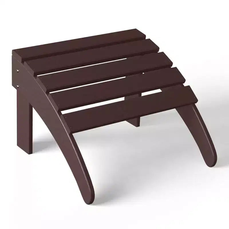 WestinTrends All-Weather Outdoor Patio Poly Adirondack Ottoman Footrest