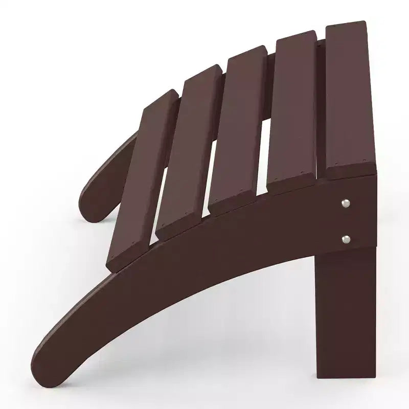 WestinTrends All-Weather Outdoor Patio Poly Adirondack Ottoman Footrest