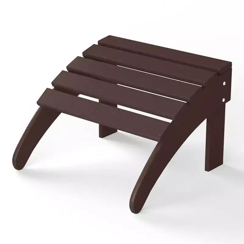 WestinTrends All-Weather Outdoor Patio Poly Adirondack Ottoman Footrest