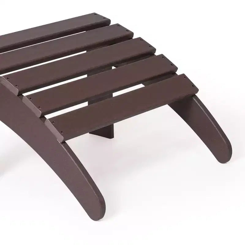 WestinTrends All-Weather Outdoor Patio Poly Adirondack Ottoman Footrest
