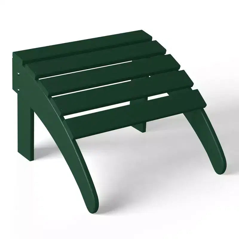 WestinTrends All-Weather Outdoor Patio Poly Adirondack Ottoman Footrest