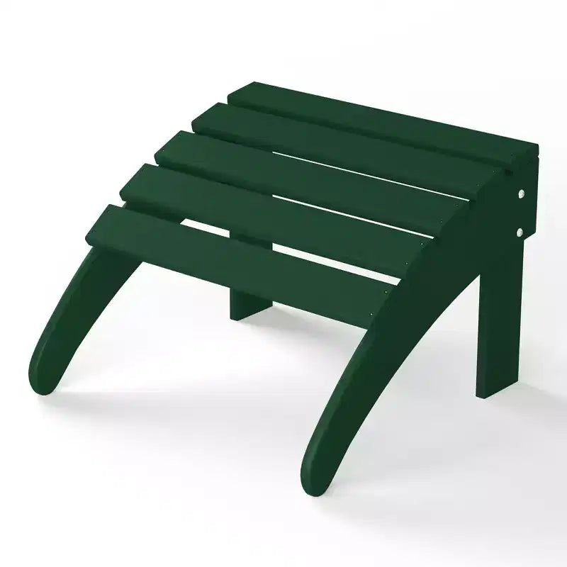 WestinTrends All-Weather Outdoor Patio Poly Adirondack Ottoman Footrest