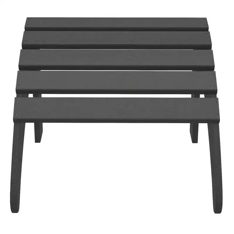 WestinTrends All-Weather Outdoor Patio Poly Adirondack Ottoman Footrest