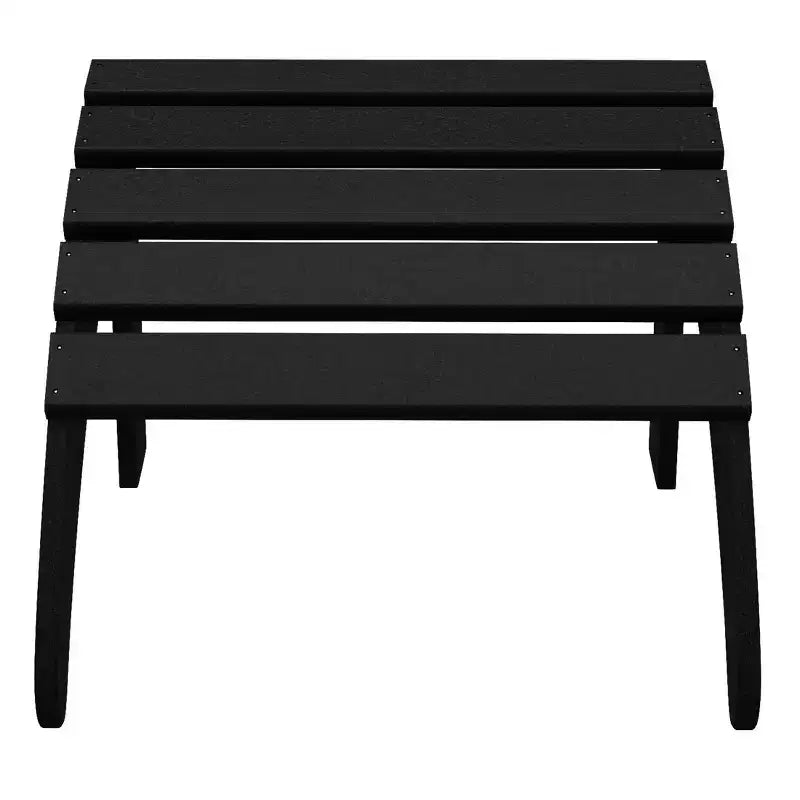 WestinTrends All-Weather Outdoor Patio Poly Adirondack Ottoman Footrest