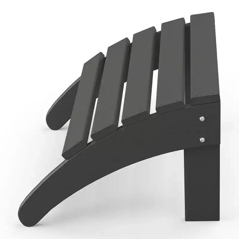 WestinTrends All-Weather Outdoor Patio Poly Adirondack Ottoman Footrest