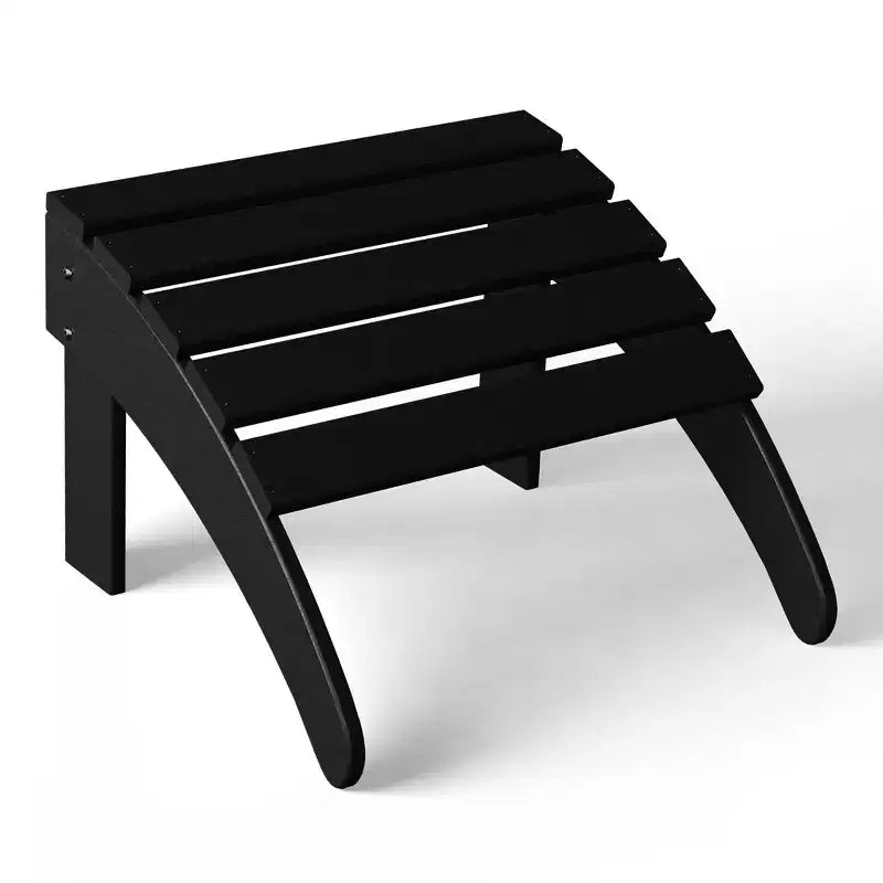 WestinTrends All-Weather Outdoor Patio Poly Adirondack Ottoman Footrest