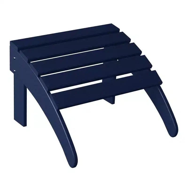 WestinTrends All-Weather Outdoor Patio Poly Adirondack Ottoman Footrest