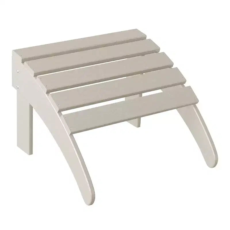 WestinTrends All-Weather Outdoor Patio Poly Adirondack Ottoman Footrest