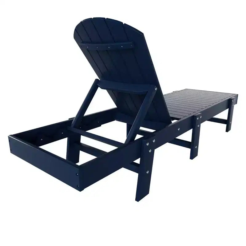 WestinTrends Dylan Adirondack Poly Reclining Chaise Lounge
