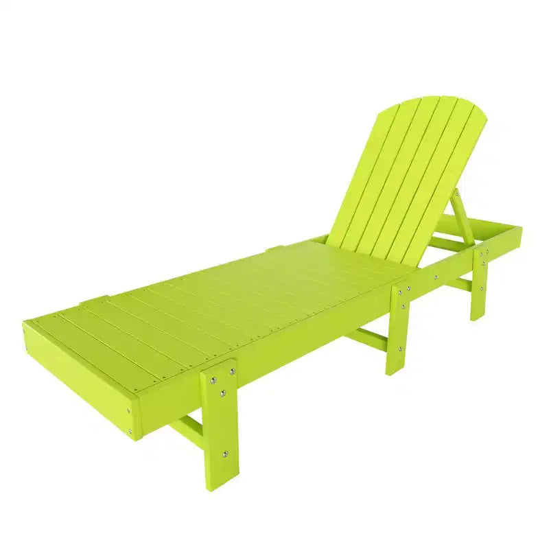 WestinTrends Dylan Classic Adirondack Poly Reclining Chaise Lounge (Set of 2pcs)