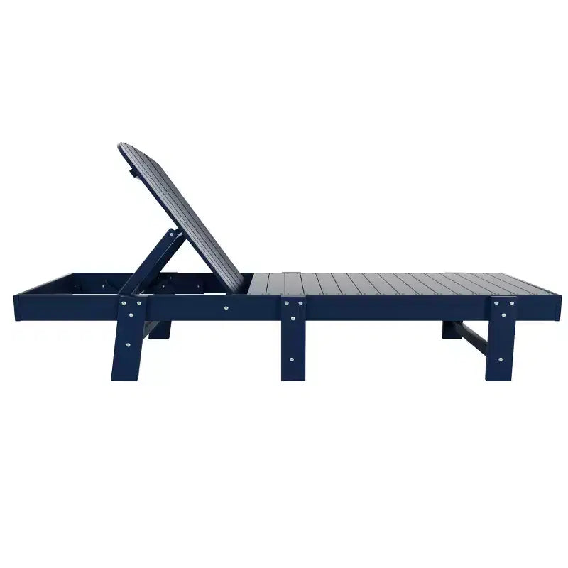 WestinTrends Dylan Classic Adirondack Poly Reclining Chaise Lounge (Set of 2pcs)