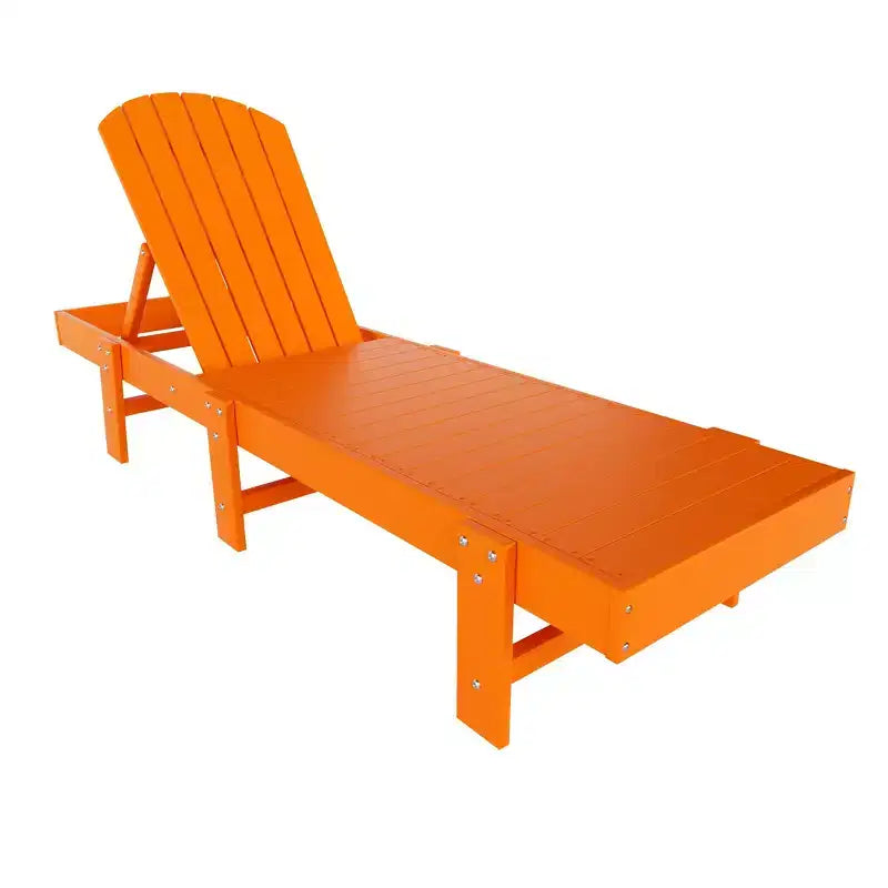 WestinTrends Dylan Classic Adirondack Poly Reclining Chaise Lounge (Set of 2pcs)