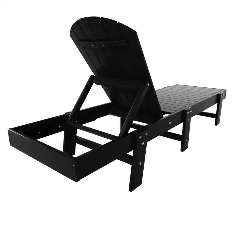 WestinTrends Dylan Classic Adirondack Poly Reclining Chaise Lounge (Set of 2pcs)