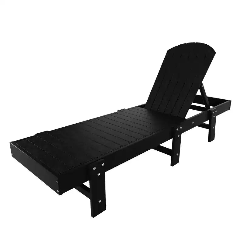 WestinTrends Dylan 3 Piece Adirondack Poly Reclining Chaise Lounge