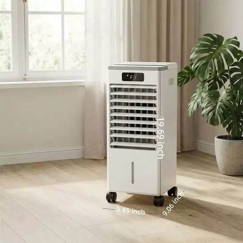 7L Portable Evaporative Air Cooler with Remote Control, 3 Speeds, Timer and Oscillating Fan for Home Office