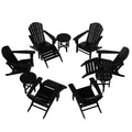 WestinTrends Dylan HDPE Outdoor Patio Adirondack Chair (12-Piece Set)