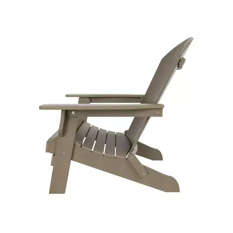 Chaises Adirondack pliantes d'extérieur WestinTrends Tuscany HIPS avec ottomans (ensemble de conversation de 4 pièces)