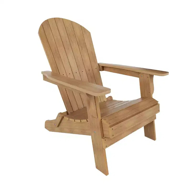 Chaises Adirondack pliantes d'extérieur WestinTrends Tuscany HIPS avec ottomans (ensemble de conversation de 4 pièces)