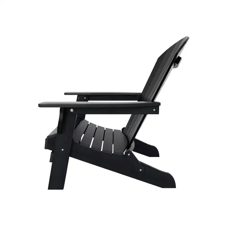 Chaises Adirondack pliantes d'extérieur WestinTrends Tuscany HIPS avec ottomans (ensemble de conversation de 4 pièces)