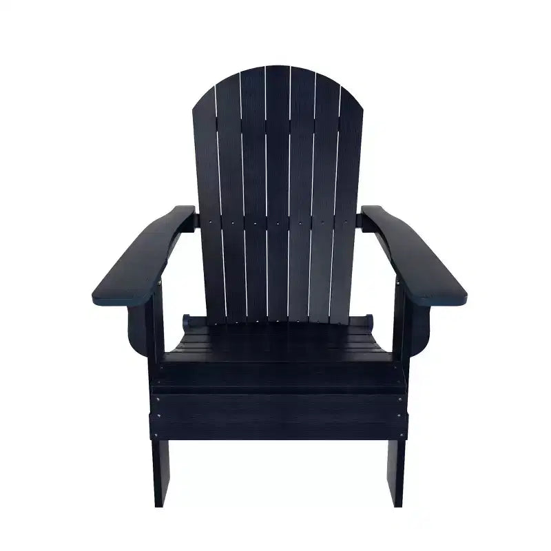 WestinTrends Tuscany HIPSOutdoorPatioFoldingAdirondackChair with Side Table (2-Piece Set)