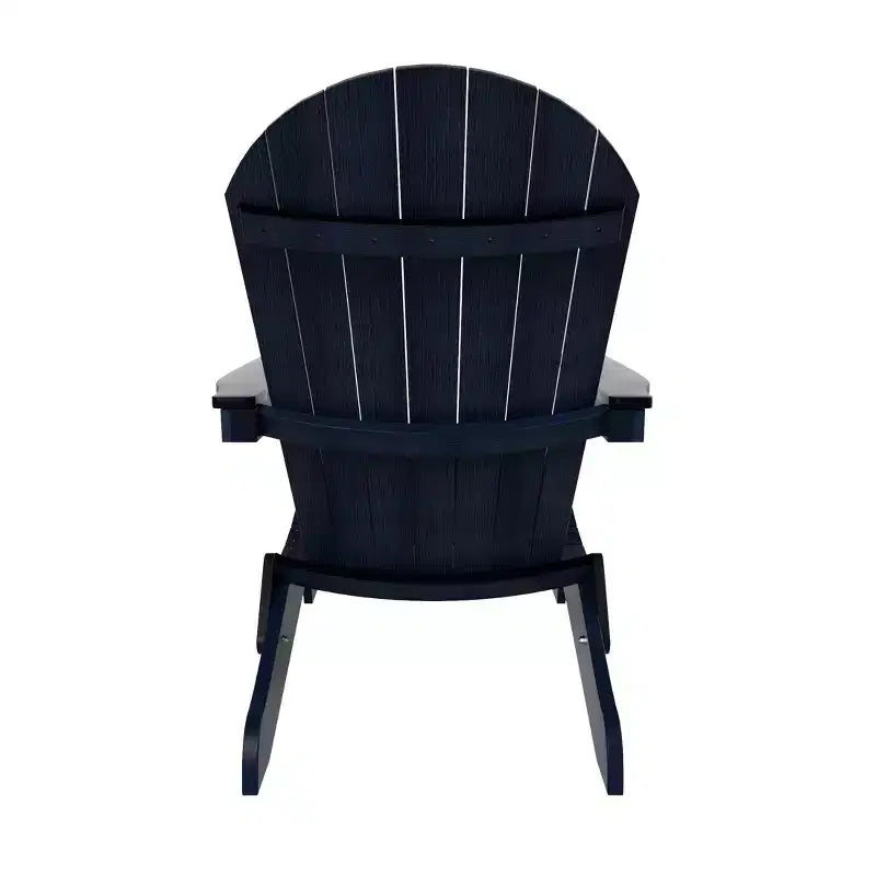 WestinTrends Tuscany HIPSOutdoorPatioFoldingAdirondackChair with Side Table (2-Piece Set)