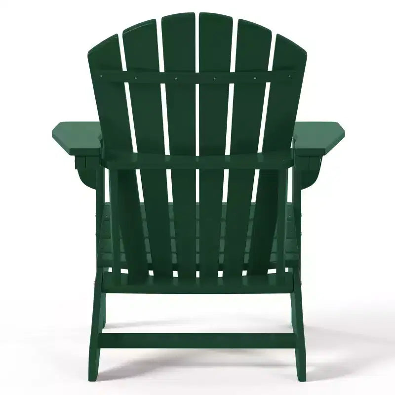 WestinTrends Dylan HDPE Outdoor Patio Adirondack Chair with Ottoman (2-Piece Set)