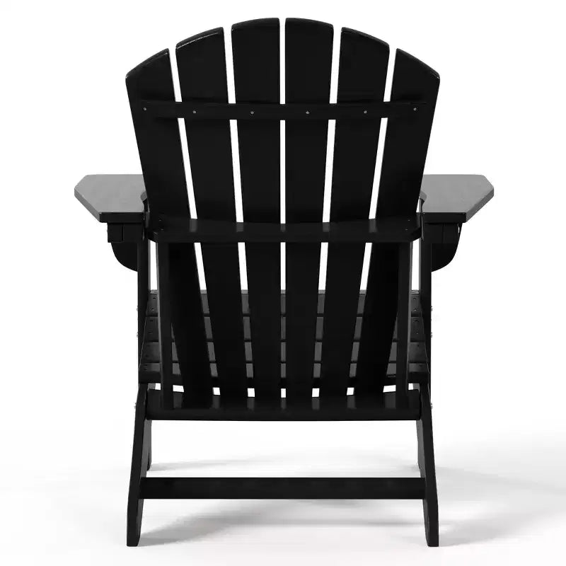 WestinTrends Dylan HDPE Outdoor Patio Adirondack Chair with Ottoman (2-Piece Set)