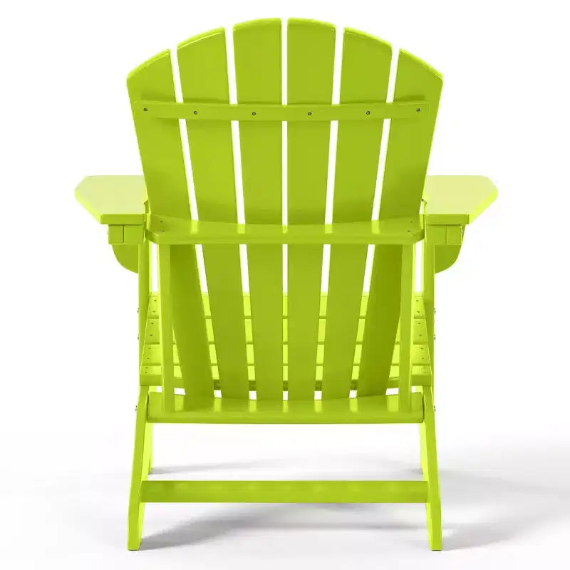 WestinTrends Dylan HDPE Outdoor Patio Adirondack Chair with Ottoman (2-Piece Set)