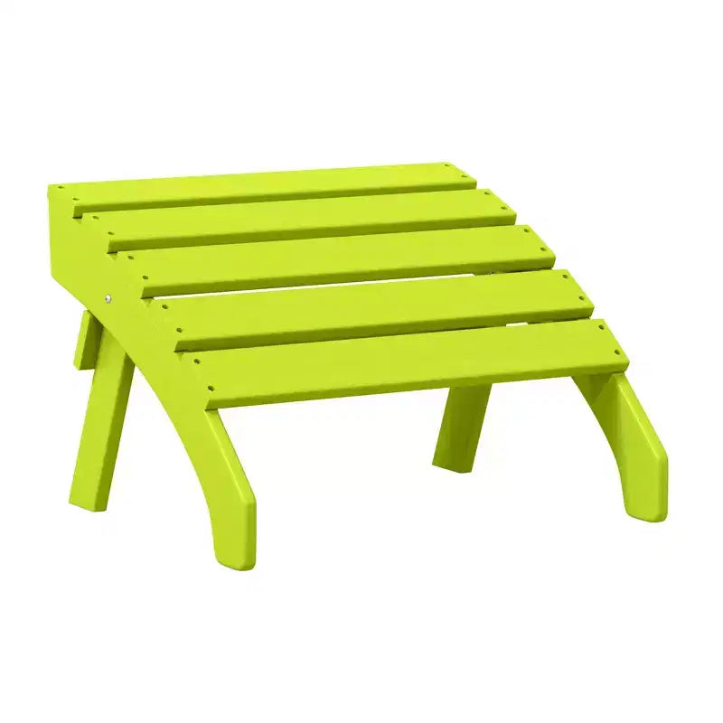 WestinTrends Dylan HDPE Outdoor Patio Adirondack Chair with Ottoman (2-Piece Set)