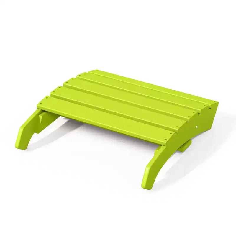 WestinTrends Dylan HDPE Outdoor Patio Adirondack Chair with Ottoman (2-Piece Set)
