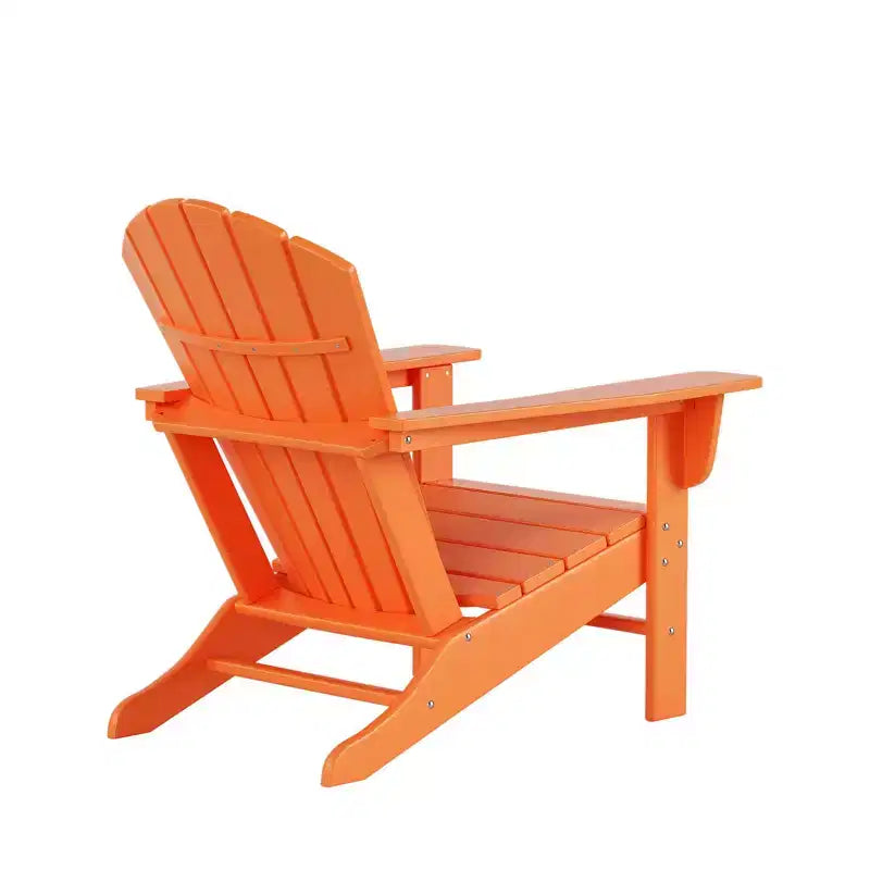 WestinTrends Dylan HDPE Outdoor Patio Adirondack Chair with Side Table (2-Piece Set)