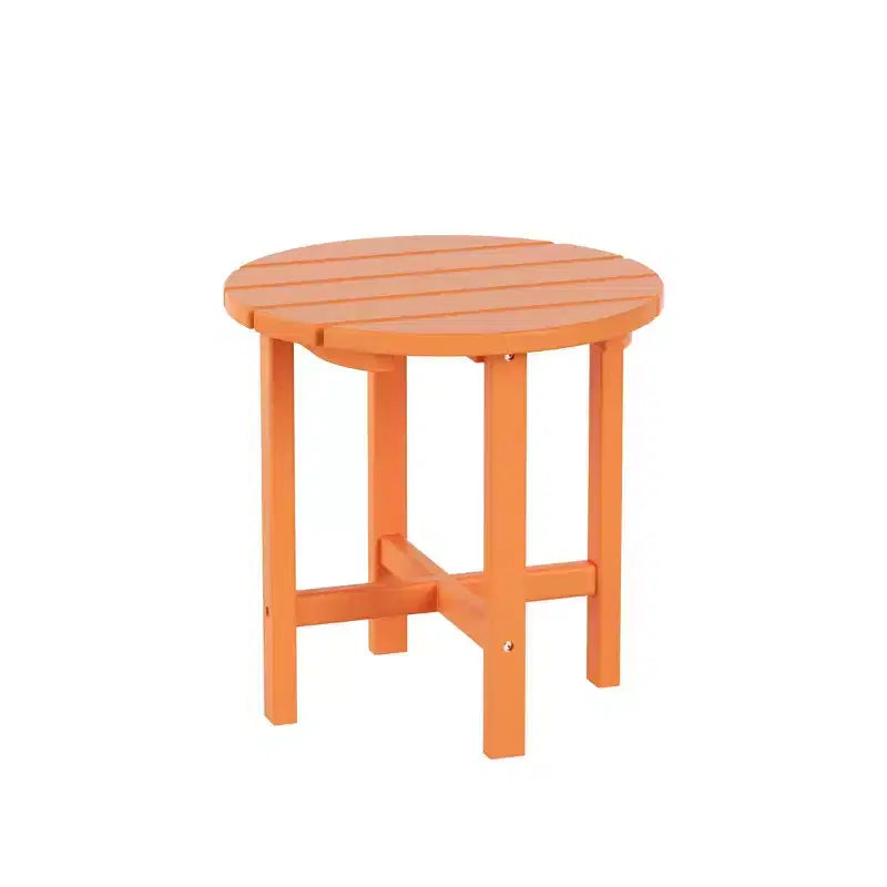 WestinTrends Dylan HDPE Outdoor Patio Adirondack Chair with Side Table (2-Piece Set)