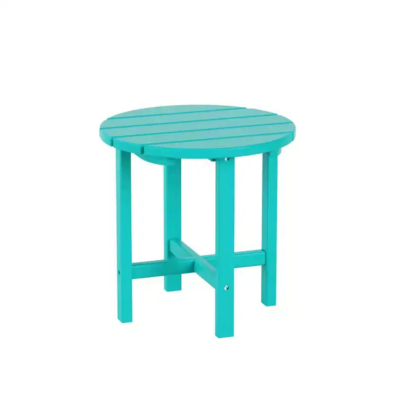 WestinTrends Dylan HDPE Outdoor Patio Adirondack Chair with Side Table (2-Piece Set)