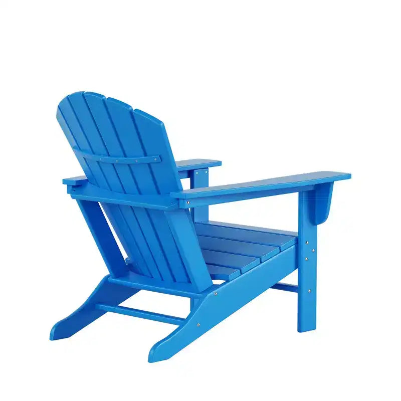 WestinTrends Dylan HDPE Outdoor Patio Adirondack Chair with Side Table (2-Piece Set)