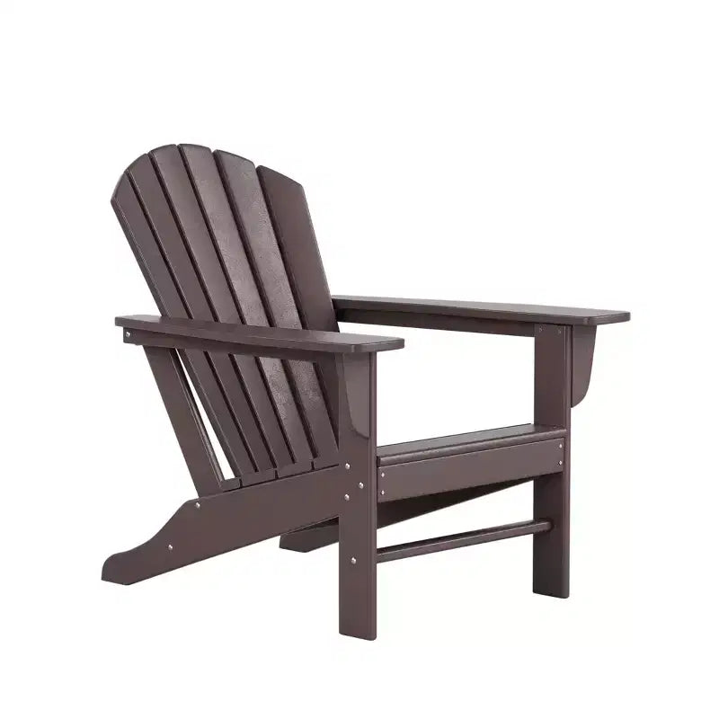 WestinTrends Dylan HDPE Outdoor Patio Adirondack Conversation Set (3-Piece)