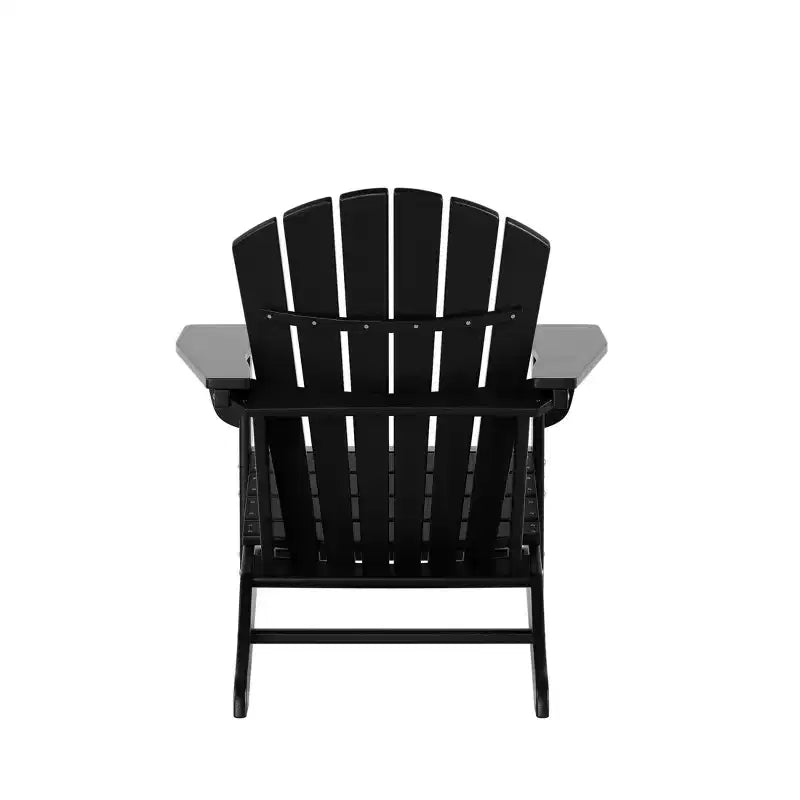 WestinTrends Dylan HDPE Outdoor Patio Adirondack Conversation Set (3-Piece)