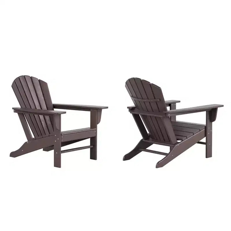 WestinTrends Dylan HDPE Outdoor Patio Adirondack Chair (Set of 2)