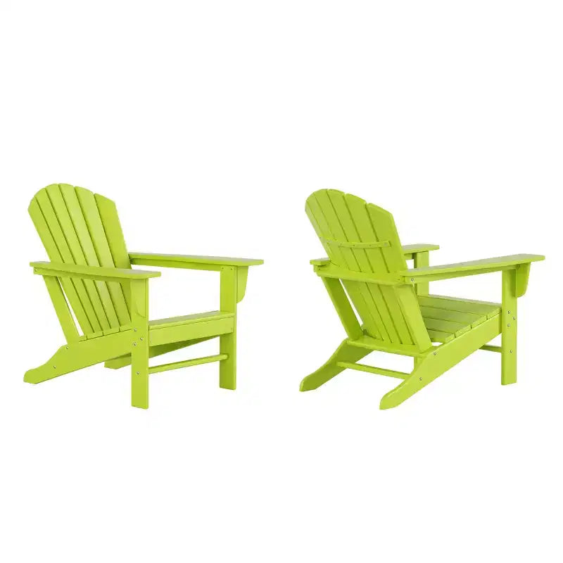 WestinTrends Dylan HDPE Outdoor Patio Adirondack Chair (Set of 2)