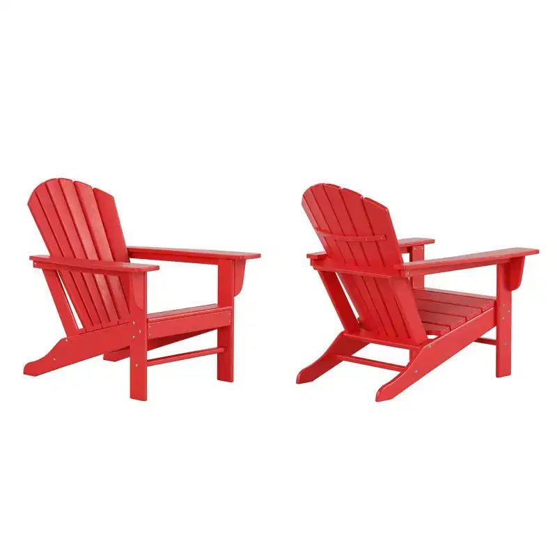 WestinTrends Dylan HDPE Outdoor Patio Adirondack Chair (Set of 2)