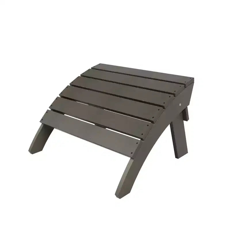 WestinTrends Tuscany HIPSOutdoorPatioFoldingAdirondackChair with Ottoman and Side Table (3-Piece)