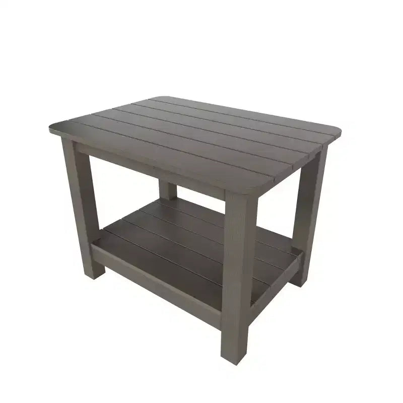 WestinTrends Tuscany HIPSOutdoorPatioFoldingAdirondackChair with Ottoman and Side Table (3-Piece)