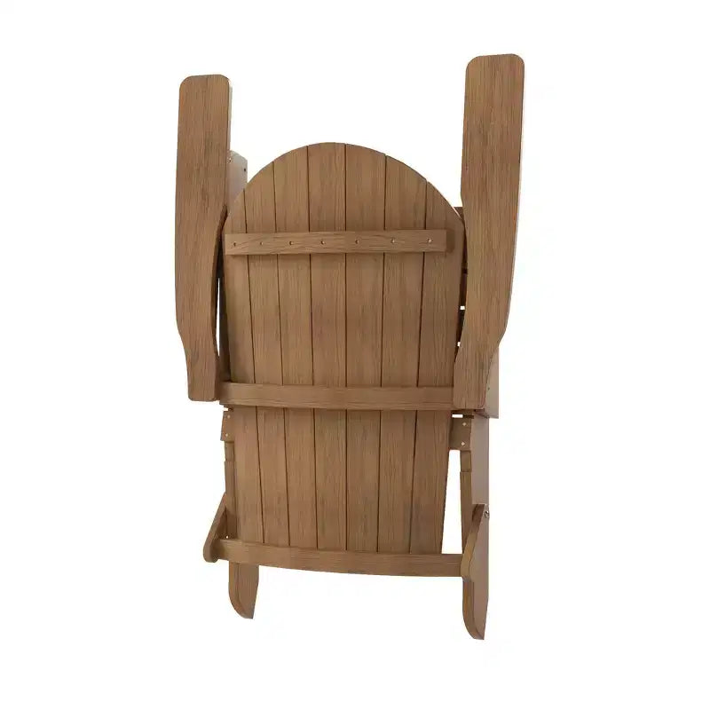 WestinTrends Tuscany HIPSOutdoorPatioFoldingAdirondackChair with Ottoman and Side Table (3-Piece)