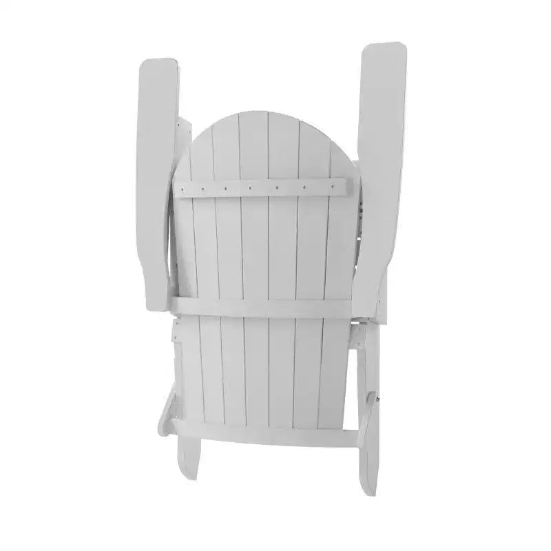 WestinTrends Tuscany HIPSOutdoorPatioFoldingAdirondackChair with Ottoman and Side Table (3-Piece)